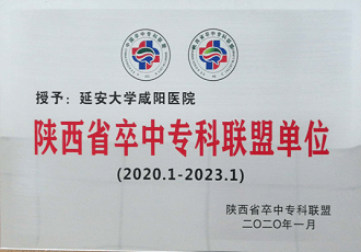 陜西省卒中專科聯盟單位